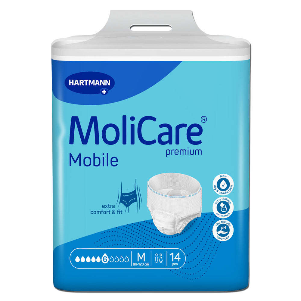 Hartmann MoliCare® Premium Mobile 6 Tropfen M (1x14 Stk.)