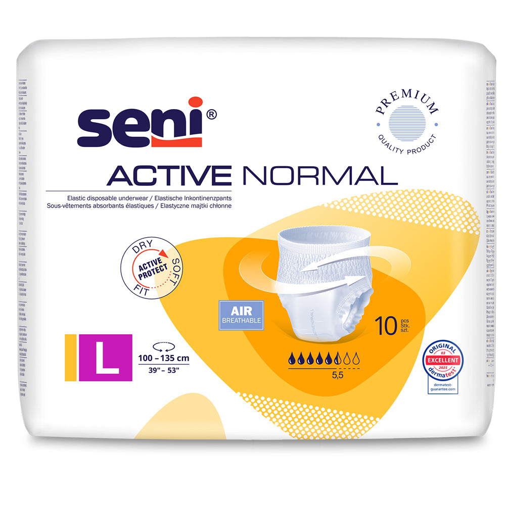 Seni Active Normal Inkontinenzslips Größe L (1x10 Stück)