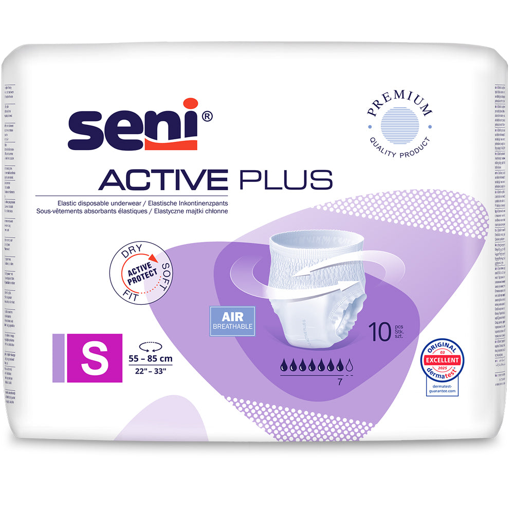 Seni Active Plus Inkontinenzslips Größe S (1x10 Stück)