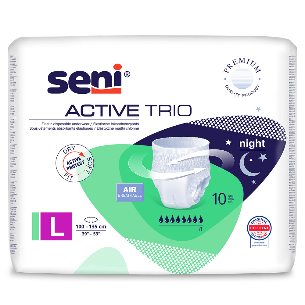 Seni Active Trio Inkontinenzslips Größe L (1x10 Stück)