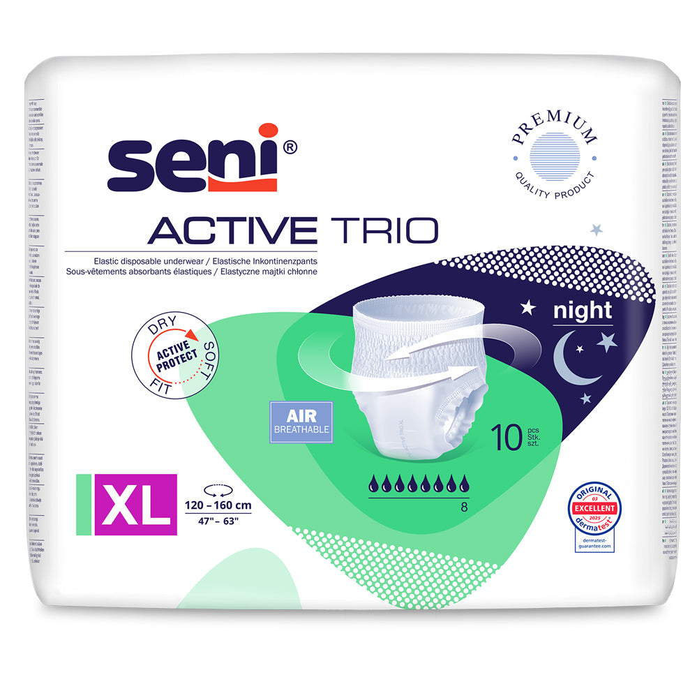 Seni Active Trio Inkontinenzslips Größe XL (1x10 Stück)
