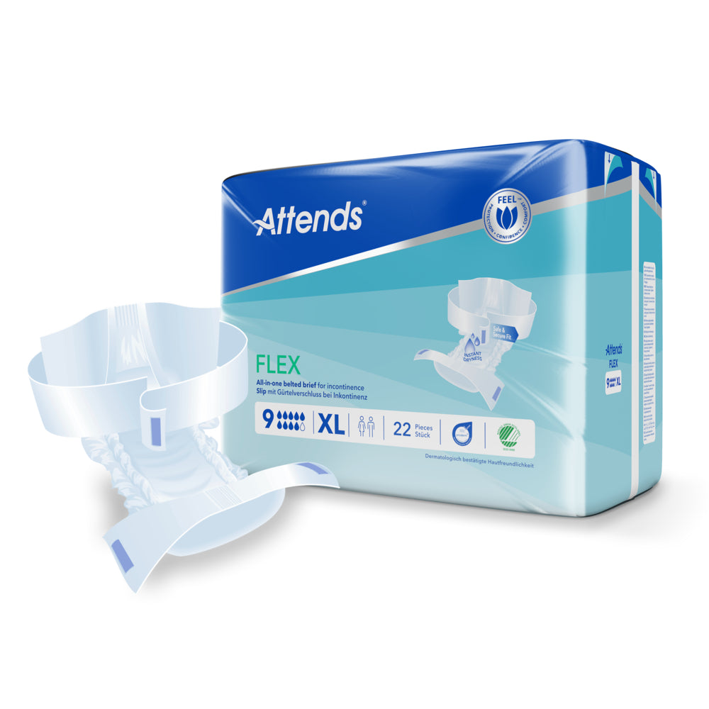 Attends Flex 9 X-Large (4x22 Stk.)