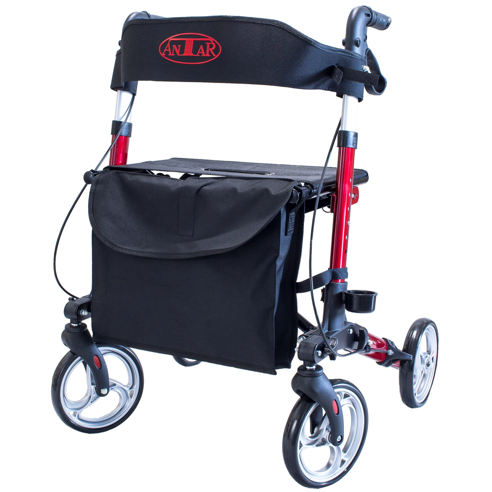 Antar Aluminium Rollator rot