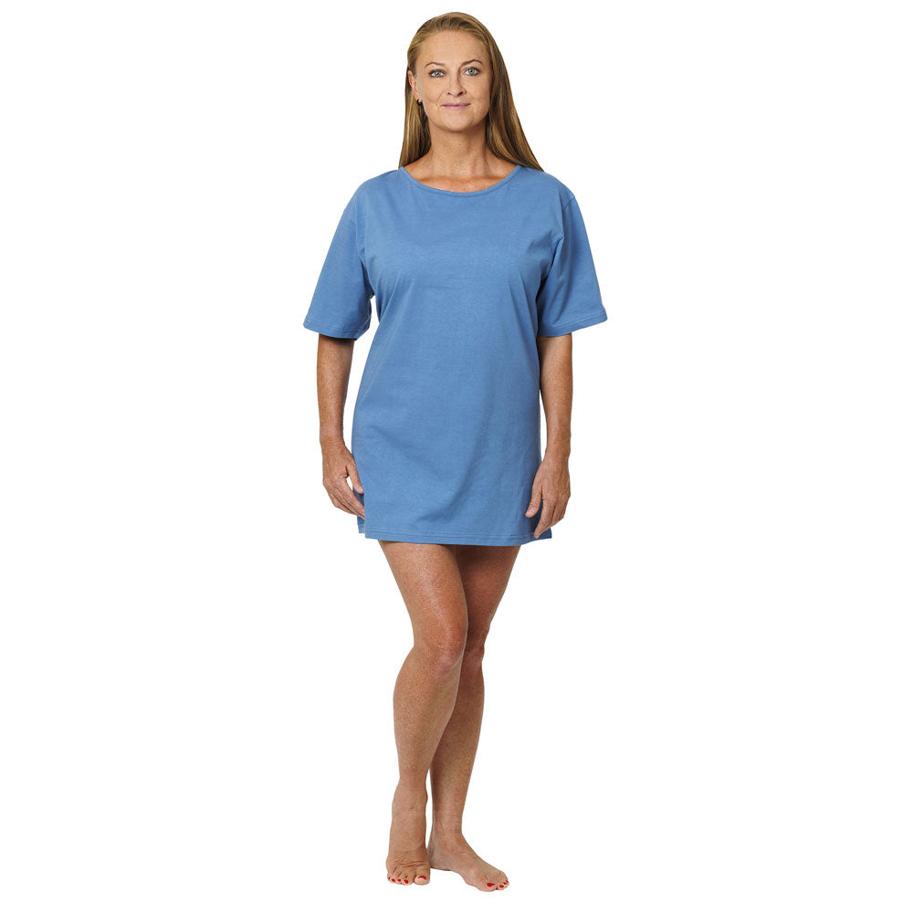 Suprima Pflegeshirt mit seitlicher Bindung im Nacken