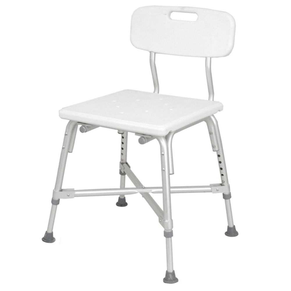 Drive medical Duschstuhl mit Rückenlehne XXL DS 250 bis 250 kg