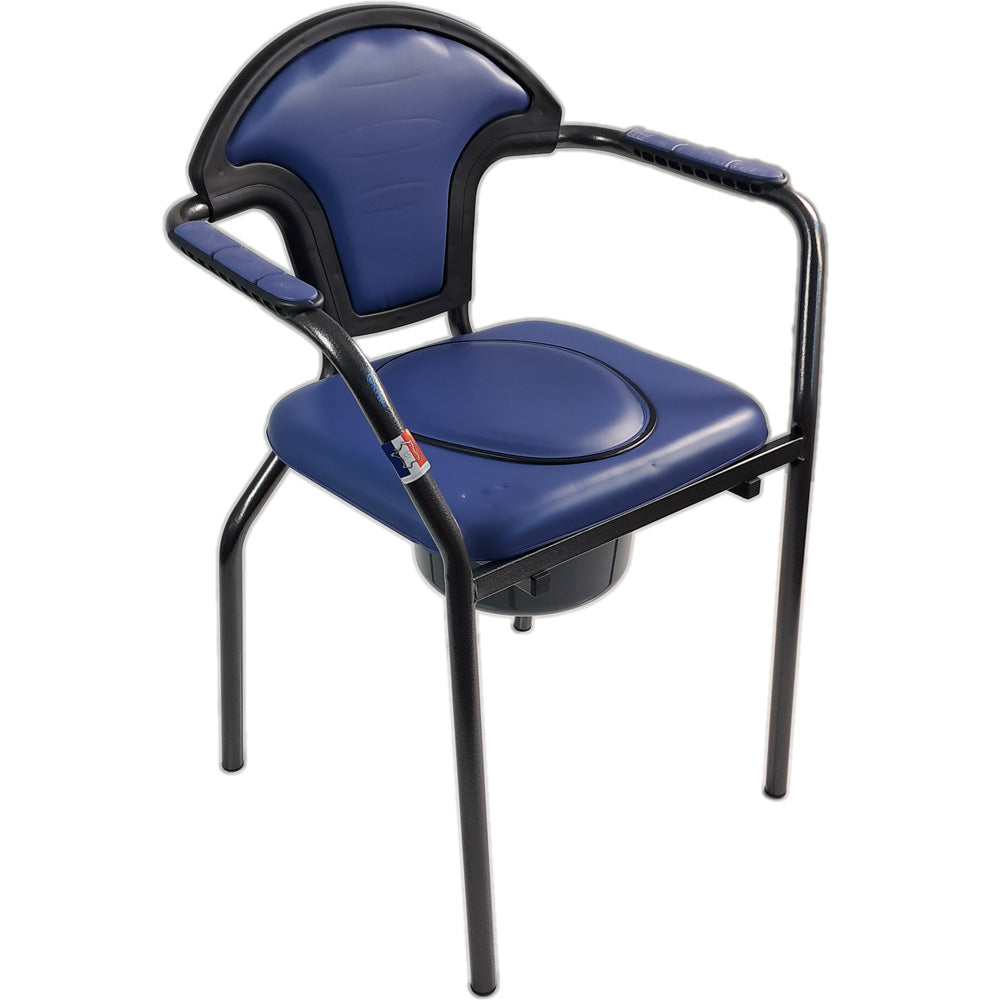 Russka Toilettenstuhl "Standard modern", blau