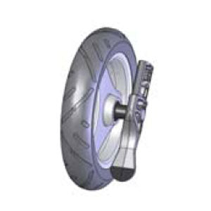 Topro Olympos S Hinterrad komplett
