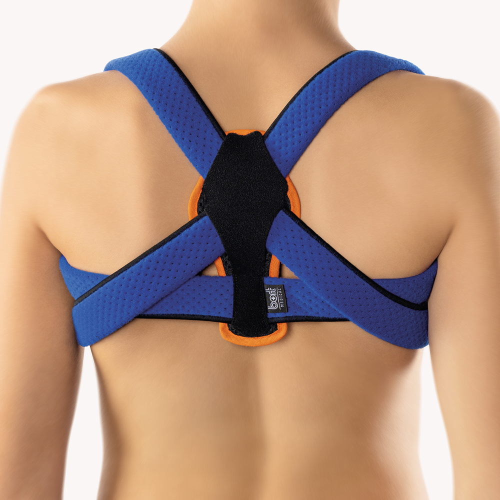 Bort StabiloFix® Rückenbandage - Geradehalter für Kinder, blau