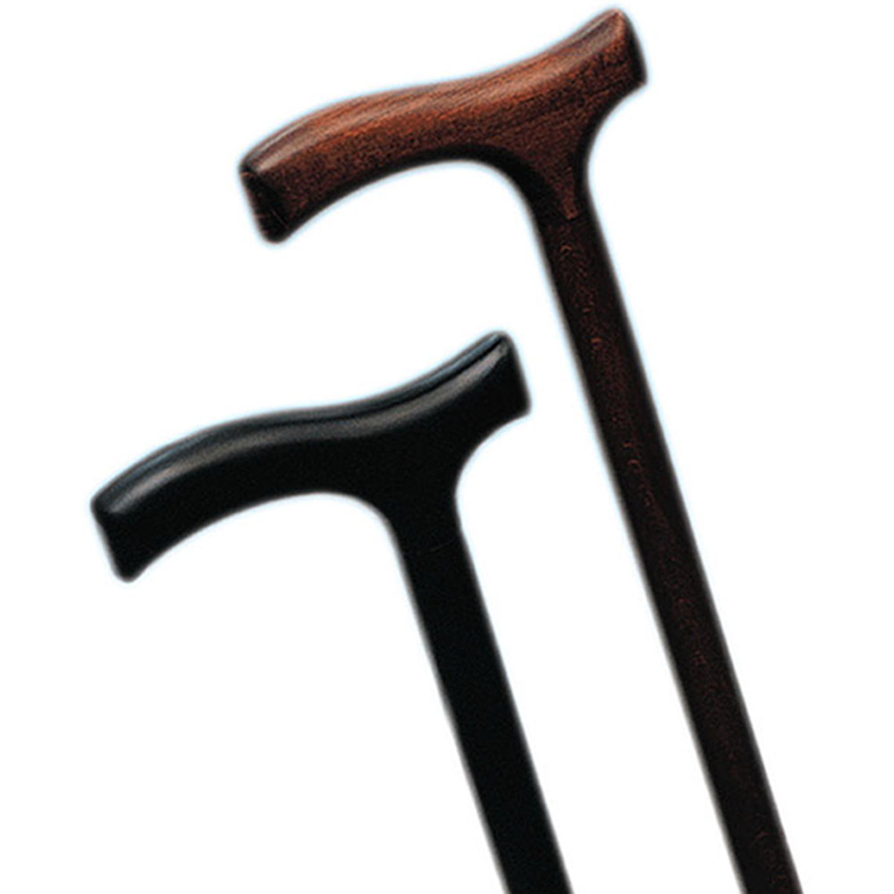 Gehstock mit Fritzgriff, für Damen, schwarz