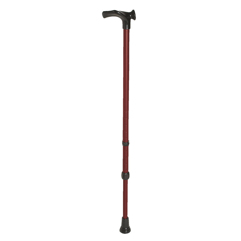 Rebotec Handy anatomischer Gehstock, weinrot