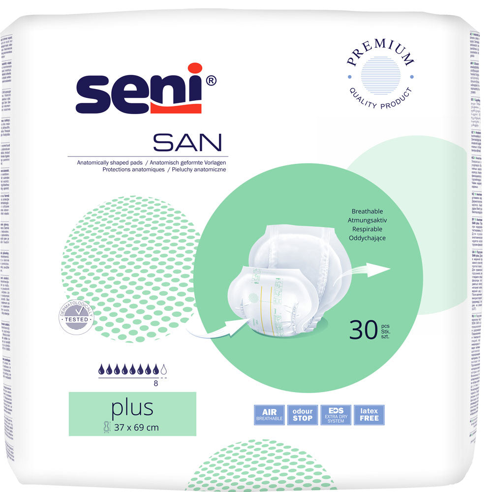 Seni San Plus Gr. 3 anatomische Vorlagen (1x30 Stk.)