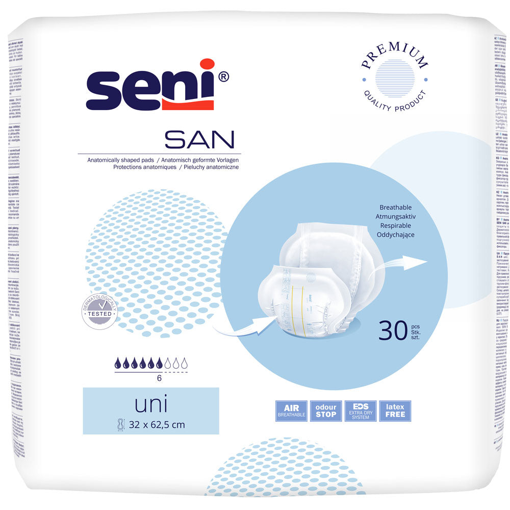Seni San Uni Gr. 2 anatomische Vorlagen (1x30 Stk.)