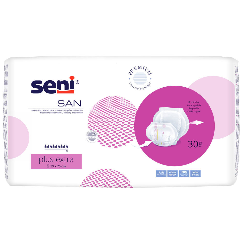 Seni San Plus Extra anatomische Vorlagen (1x30 Stück)