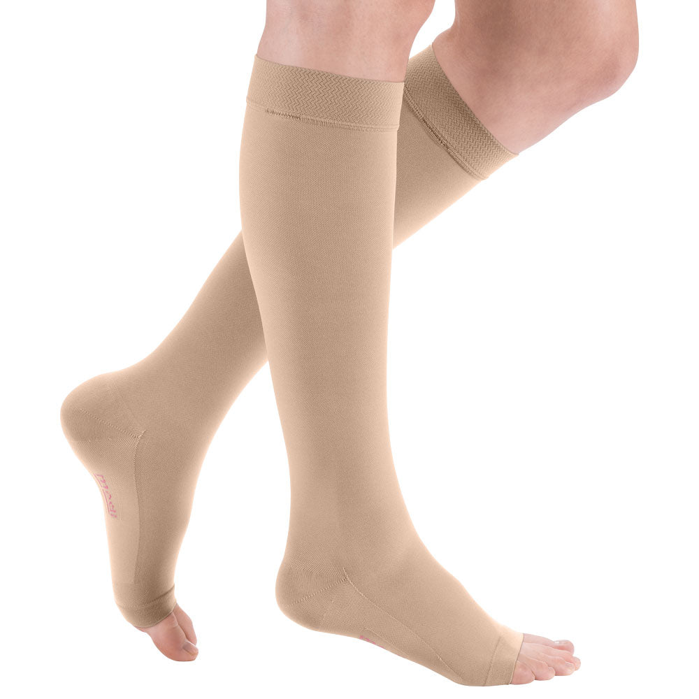 mediven comfort CCL2 AD Kompressionsstrümpfe kurz (34-38 cm) o. Fußspitze