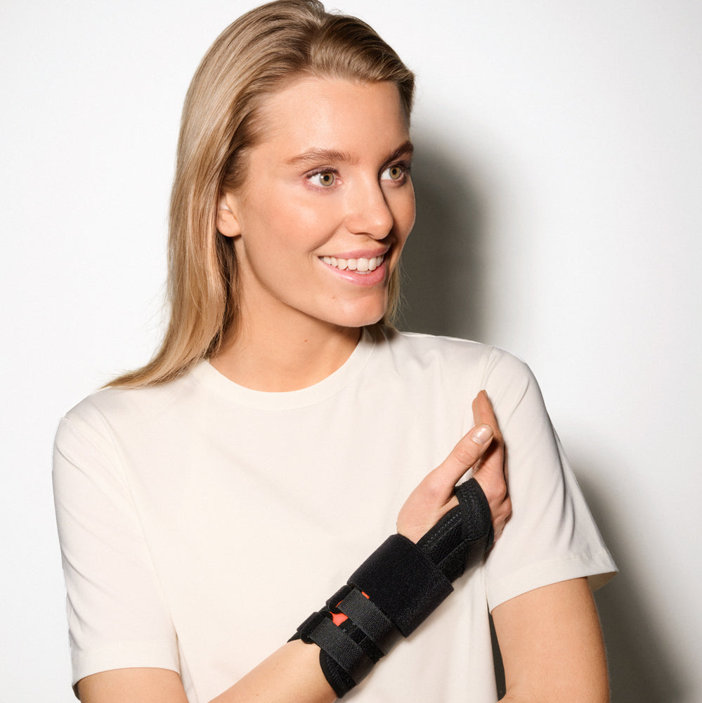 Sporlastic Manu-Hit Classic schwarz Handgelenkbandage 18cm