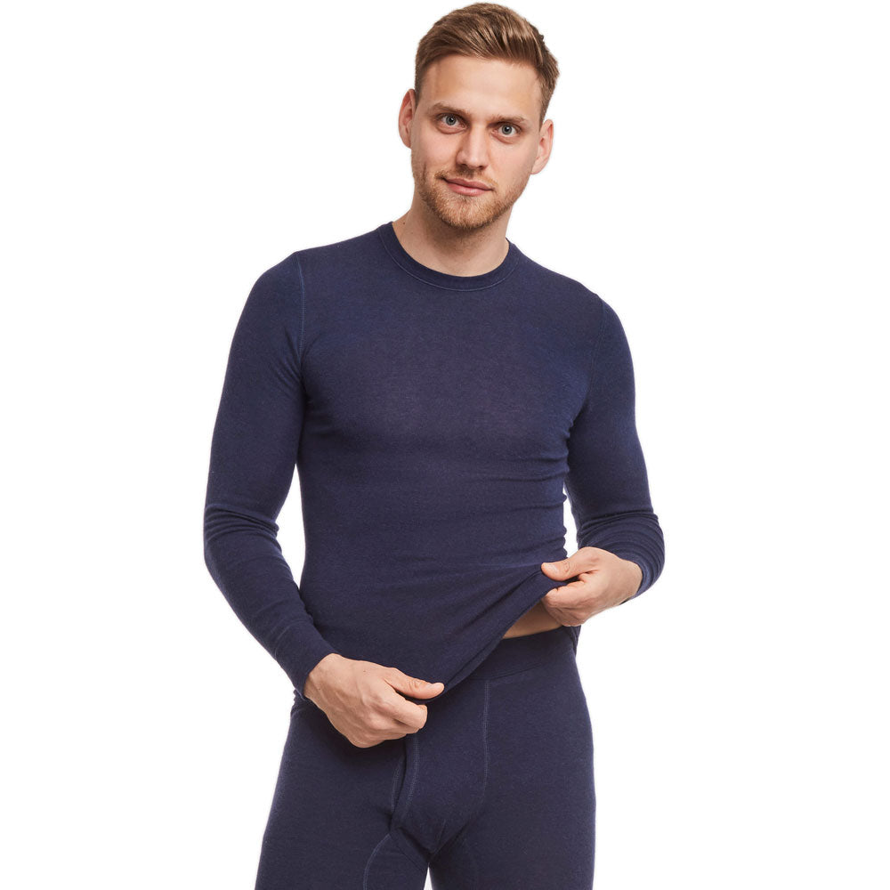 Medima Herren Unterhemd langarm 20% Angora