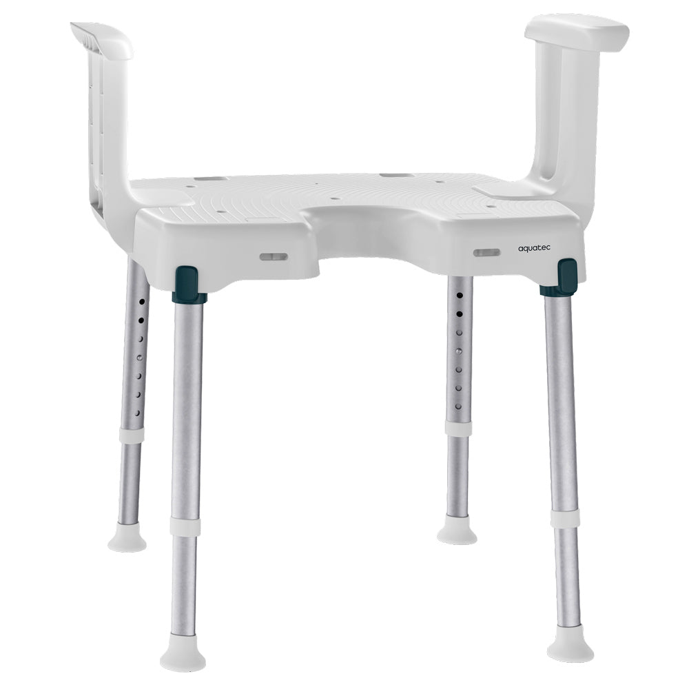 Aquatec Pure Isla Duschhocker mit Armlehnen