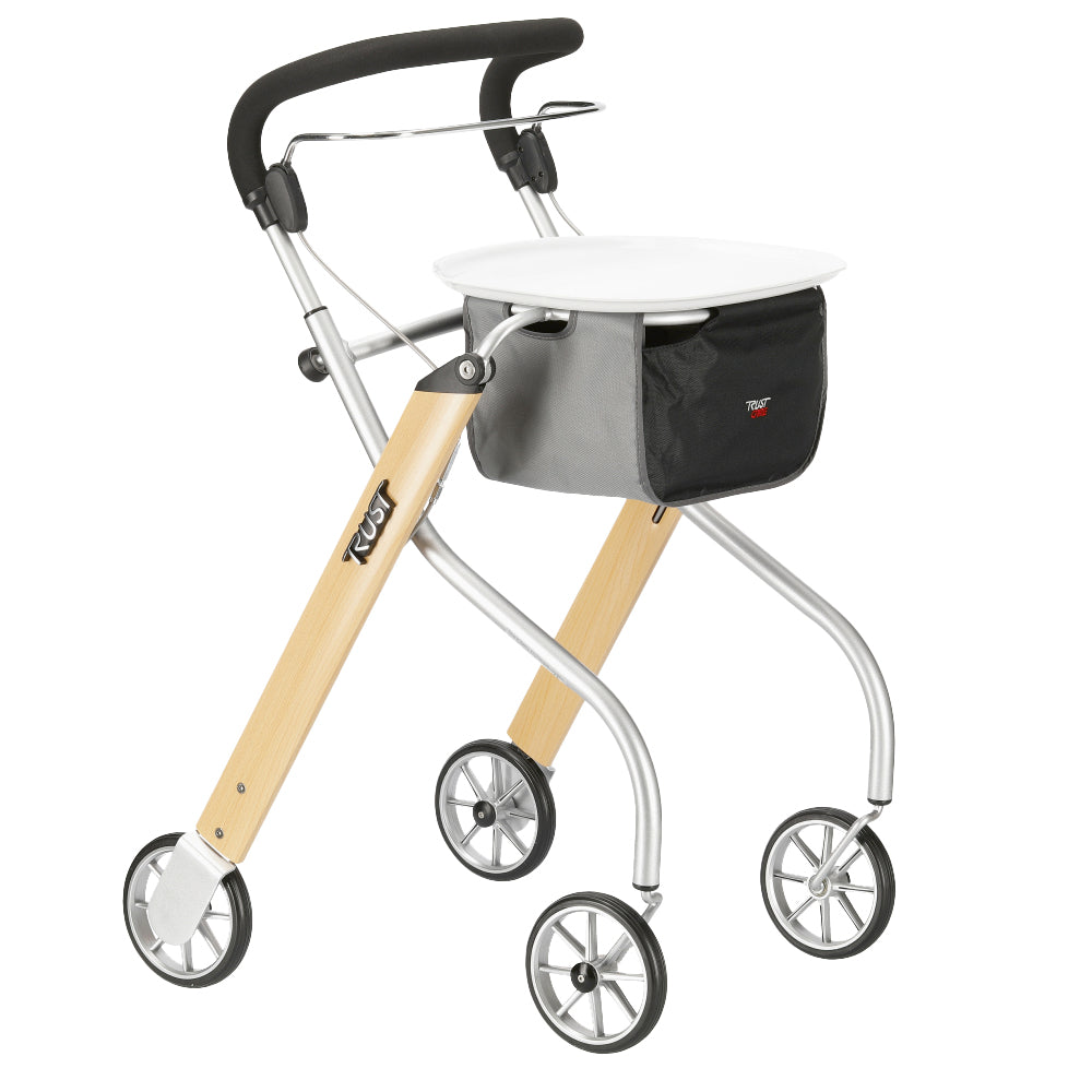 Trust Care Indoor Rollator Let's Go Holz silber