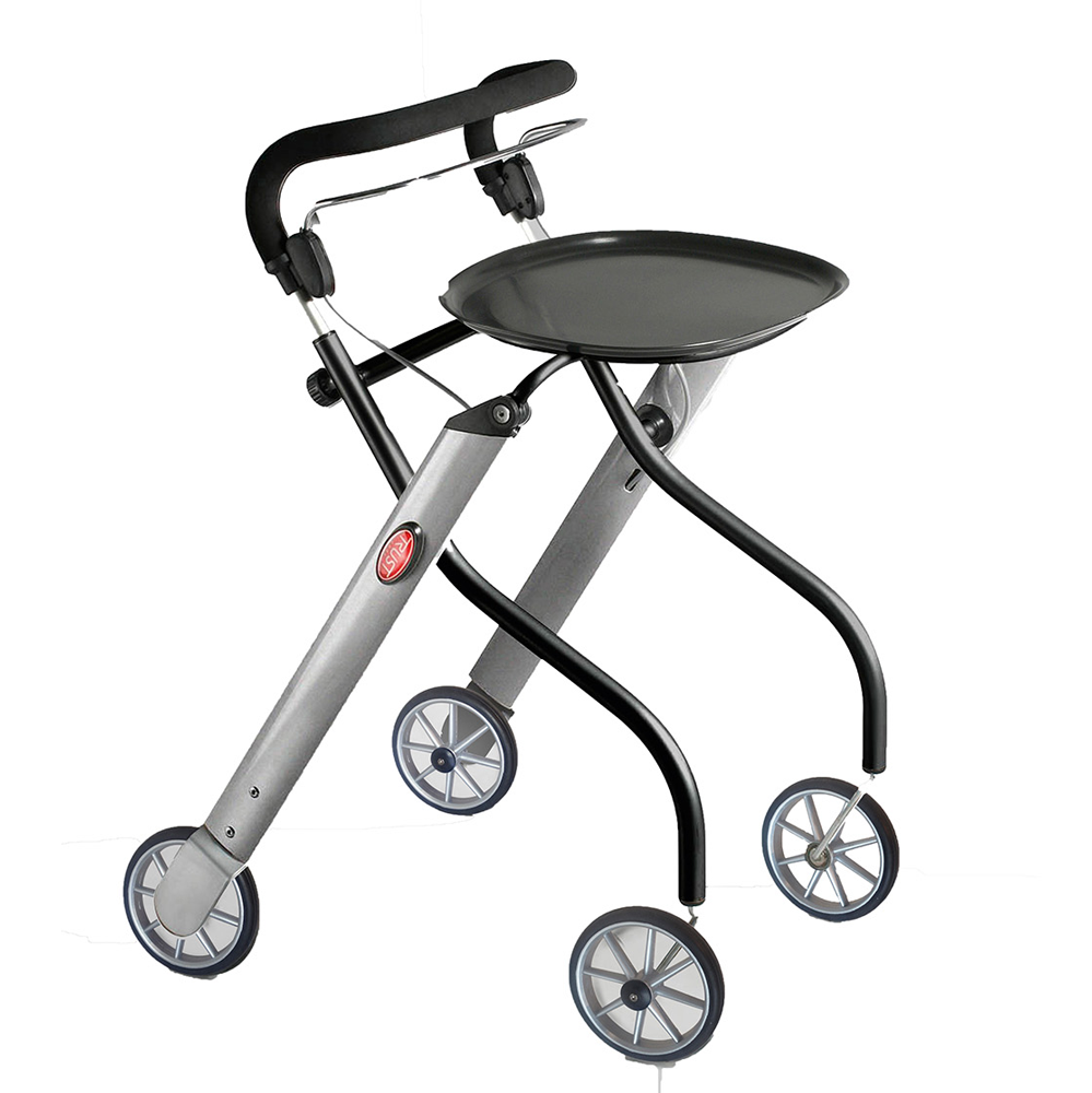 Trust Care Indoor Rollator Let's Go silber schwarz