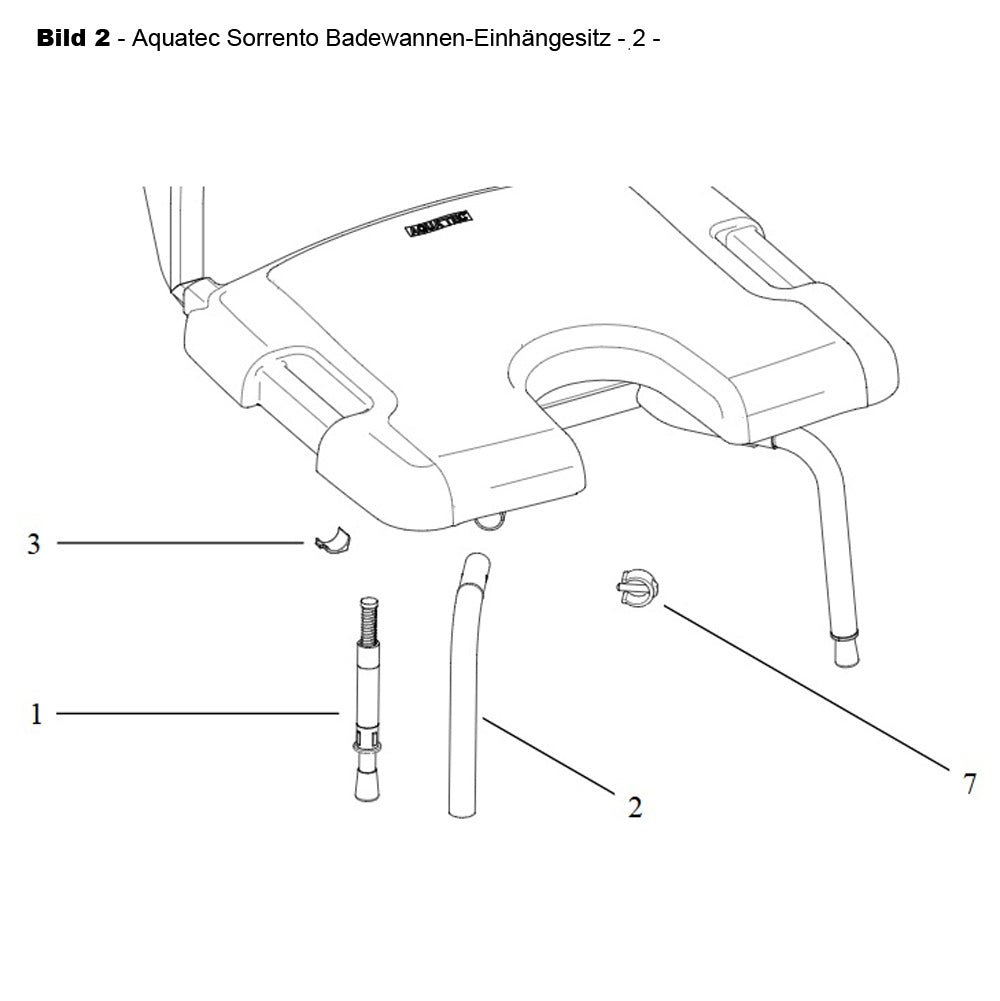 Ersatzteile Aquatec Sorrento Badhilfen