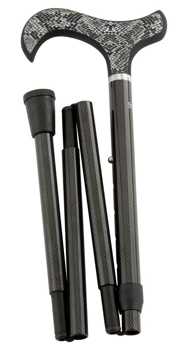 Gastrock Carbon-Schlank-Faltstock "Exotik" für Damen