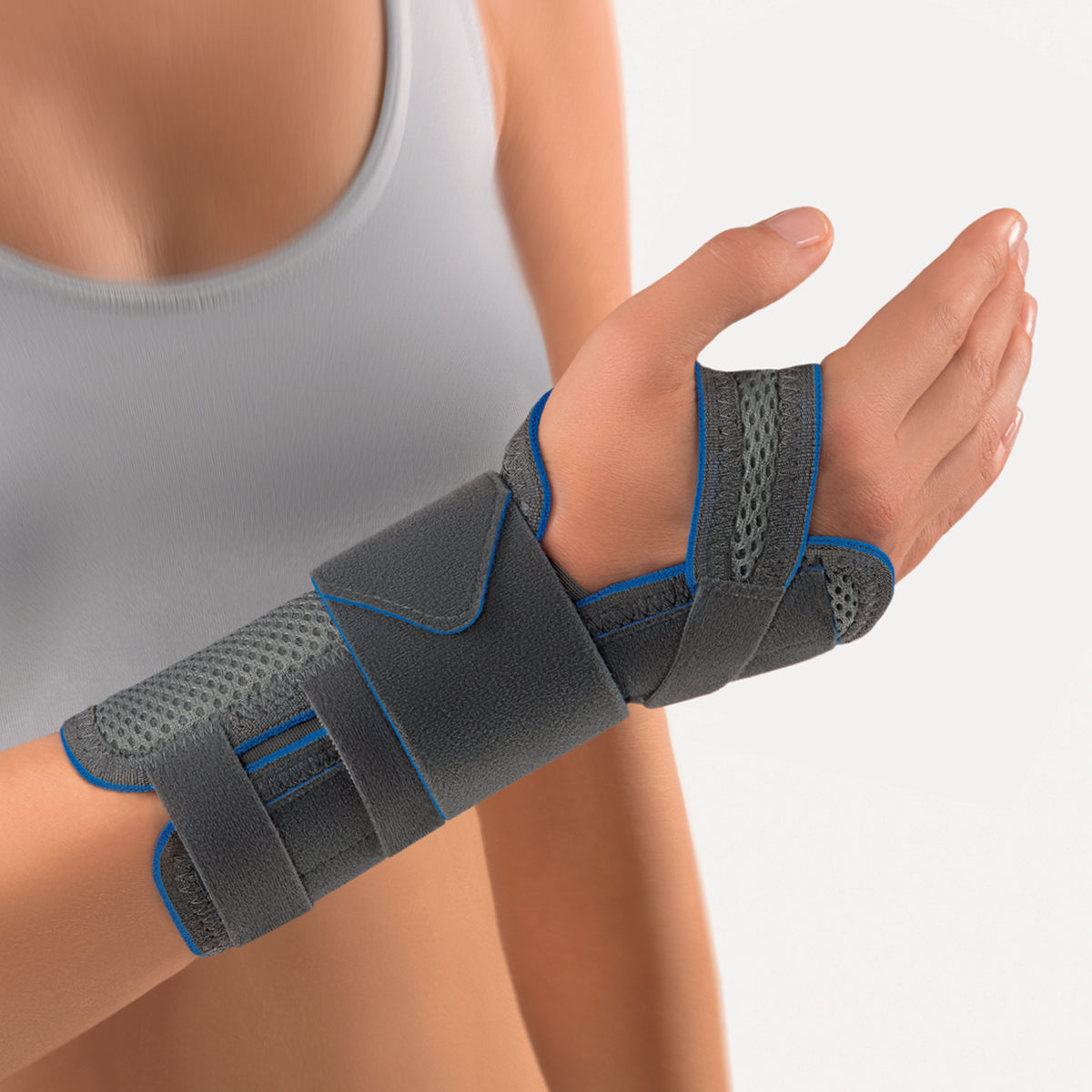 Bort ManuStabil® kurz Bandage Handgelenk grau