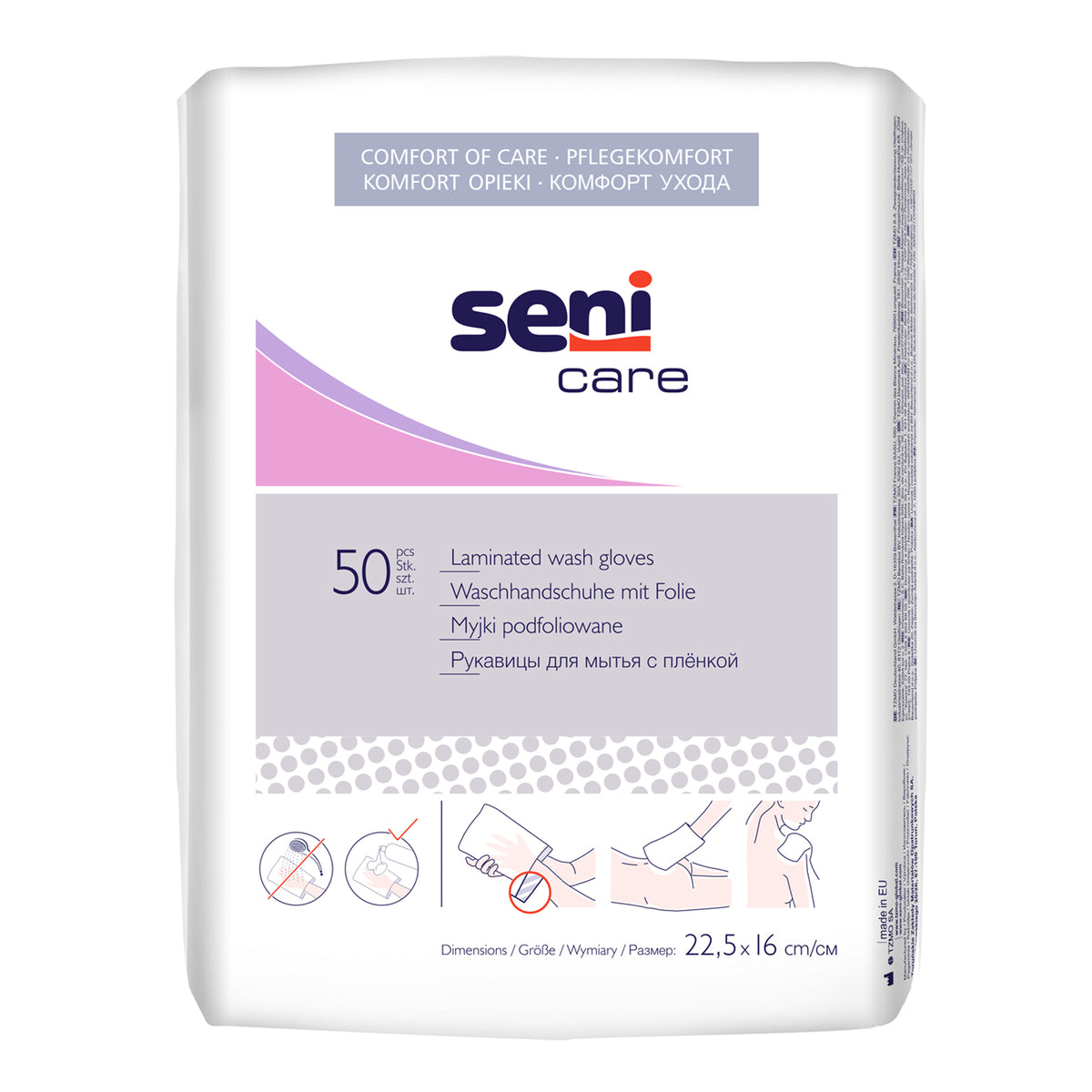 Seni Care Waschhandschuhe (1x50 Stk.)
