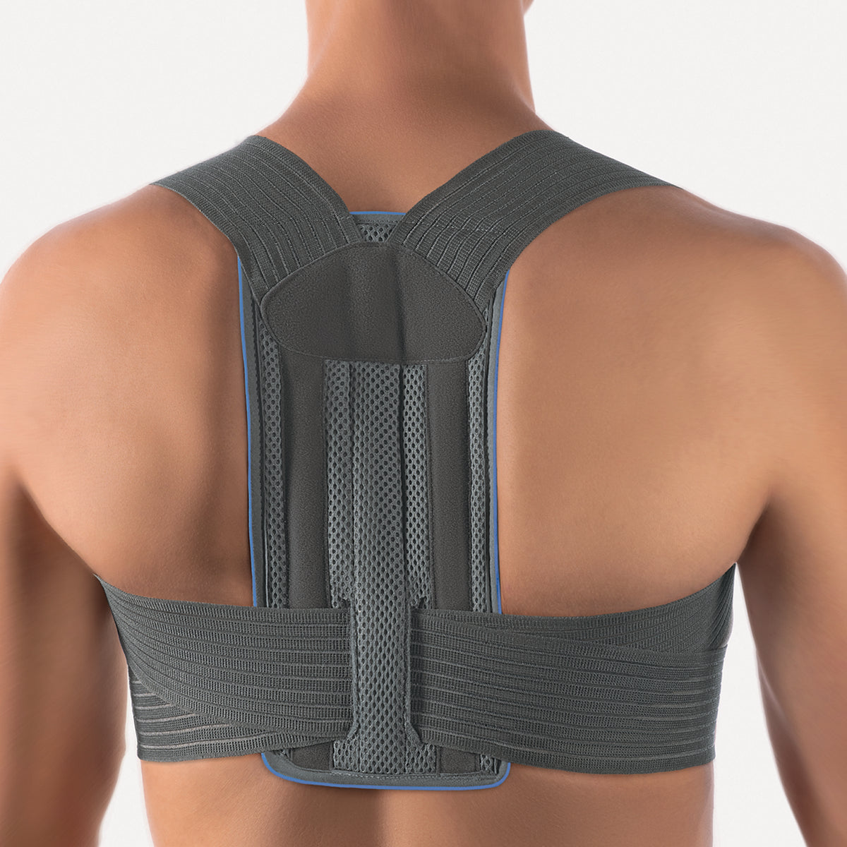 BORT Elastischer Geradehalter grau
