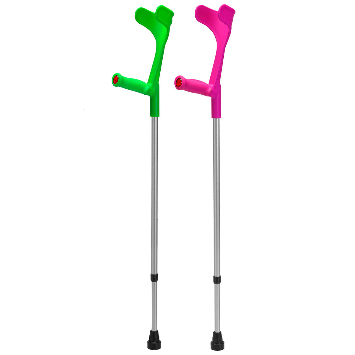 Ossenberg Unterarm-Gehstützen "Klassiker" in Neonfarben mit anatomischem Softgriff