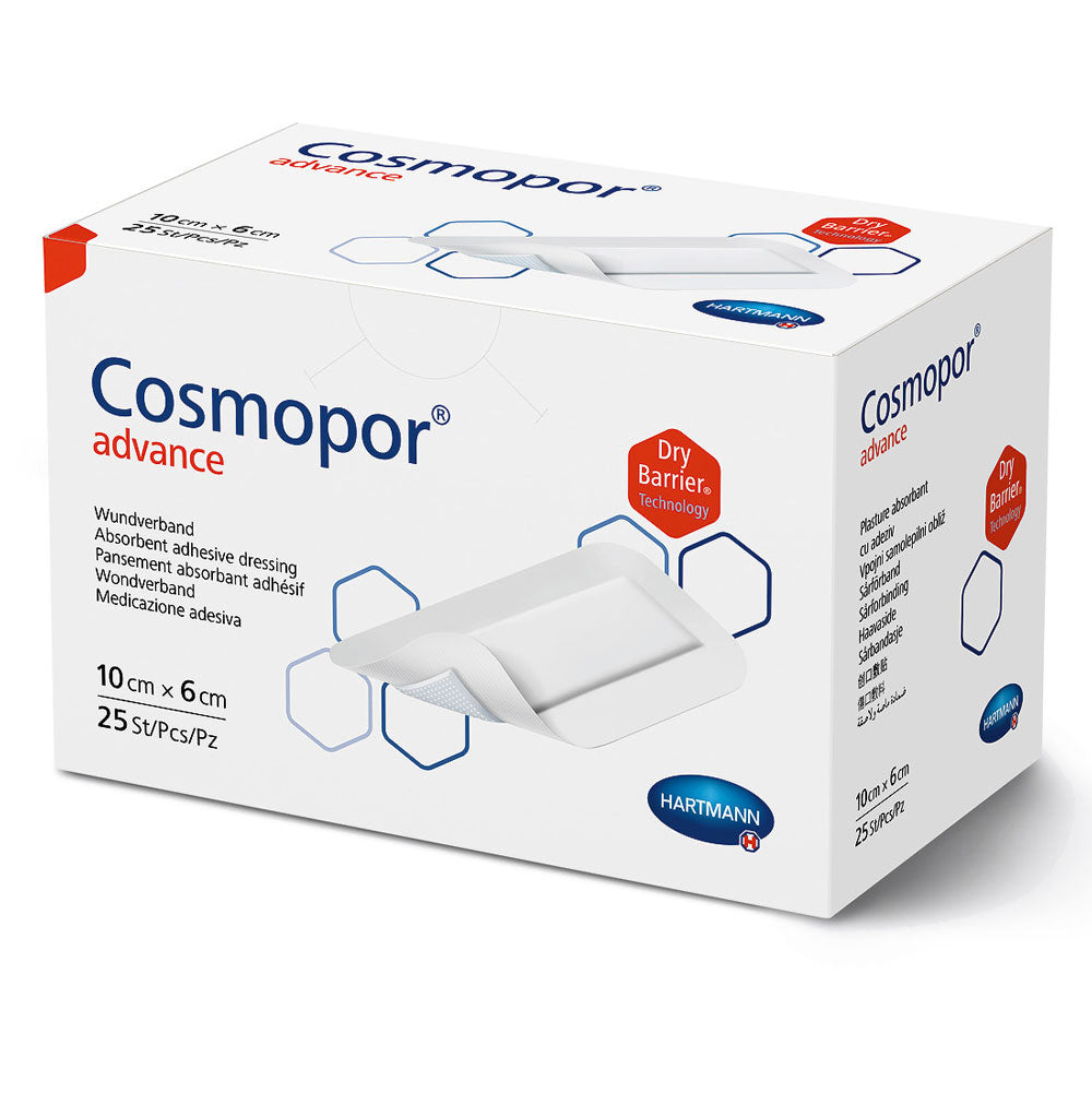 Hartmann Cosmopor® Advance Wundverband 10x6 cm (1x25 Stk.)