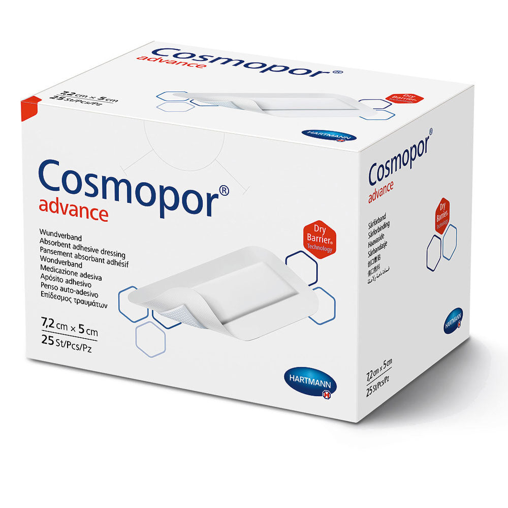 Hartmann Cosmopor® Advance Wundverband 7,2x5 cm (1x10 Stk.)
