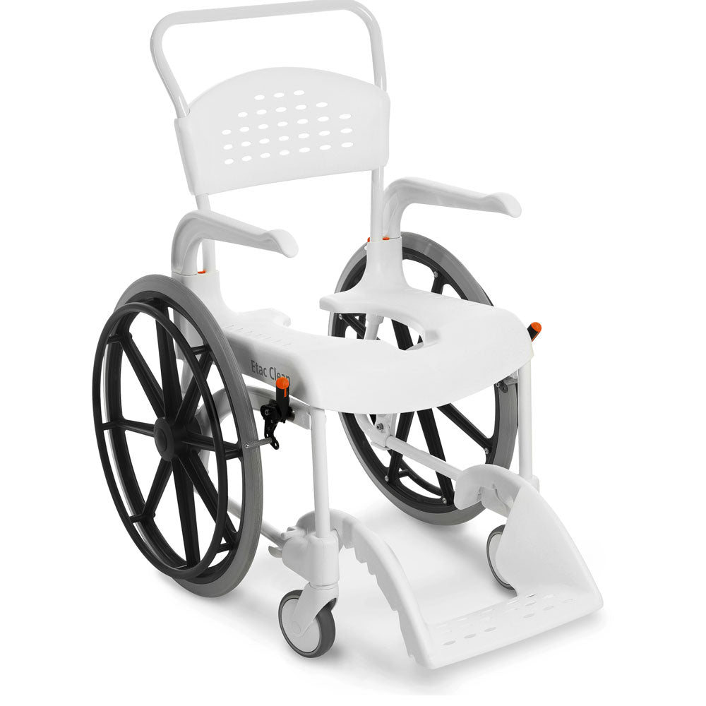 Etac CLEAN Dusch- und Toilettenrollstuhl 24" Räder