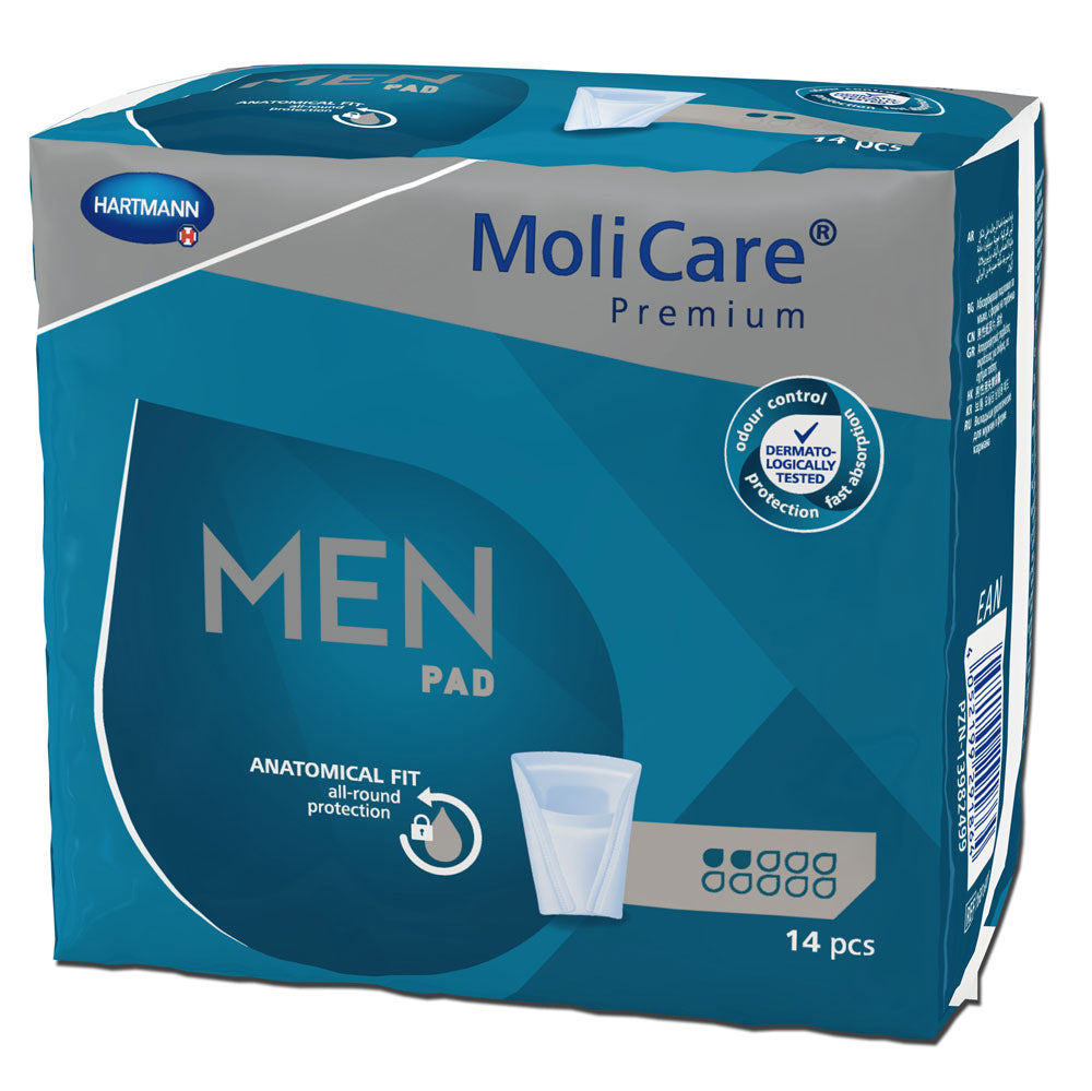 Hartmann MoliCare Premium men pad 2 Tropfen (1x14 Stk.)