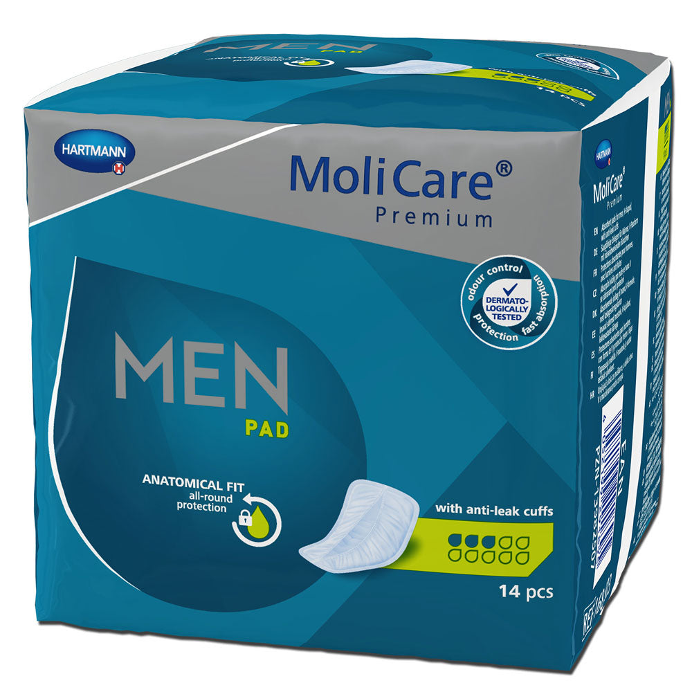 Hartmann MoliCare Premium men pad 3 Tropfen (1x14 Stk.)