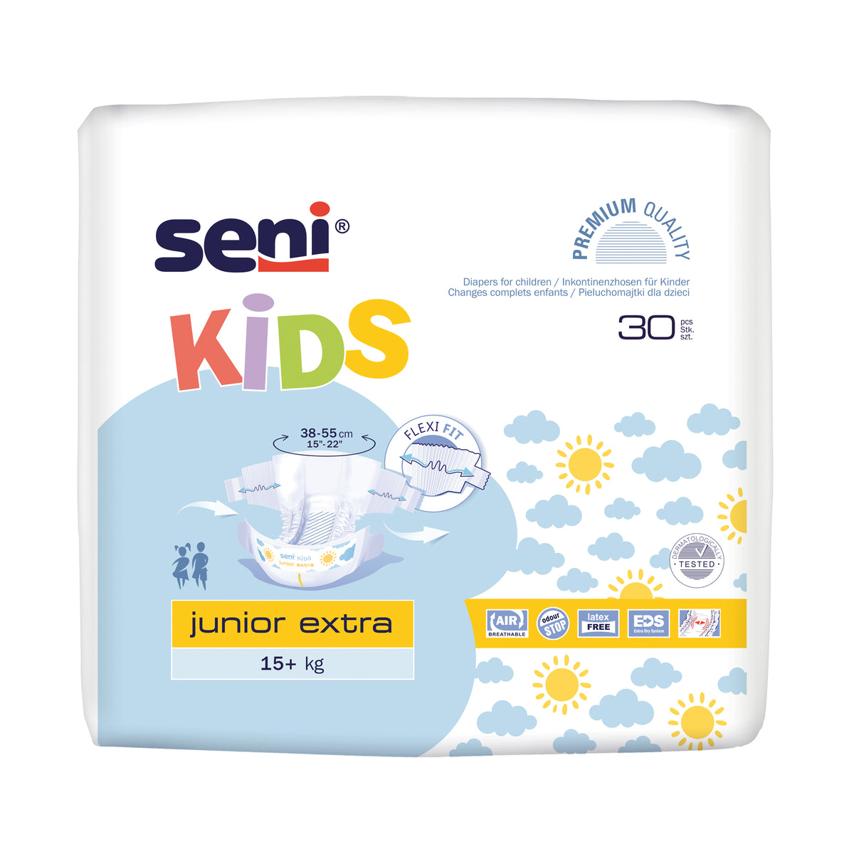 Seni Kids Junior Extra 15-30 kg (1x30 Stk)