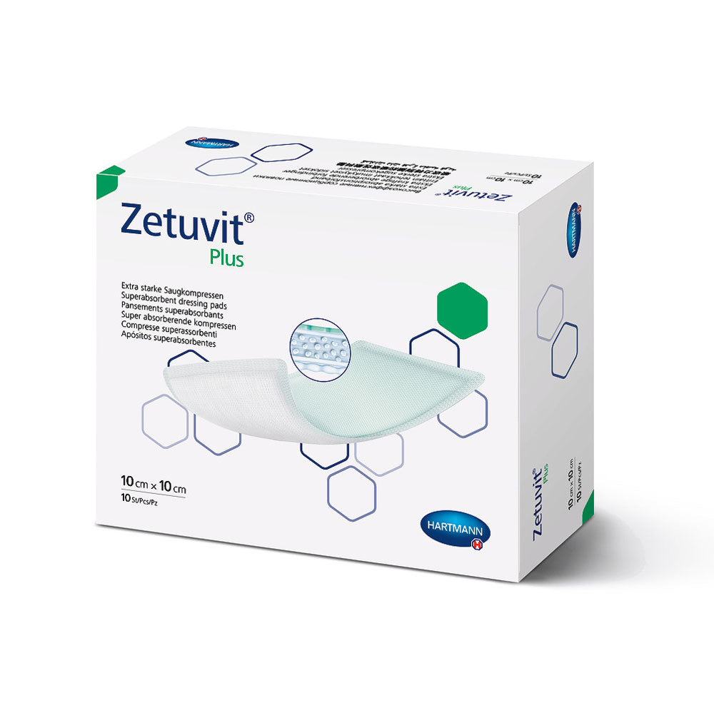 Hartmann Zetuvit® Plus Wundauflage 10x10 cm (1x10 Stk.)