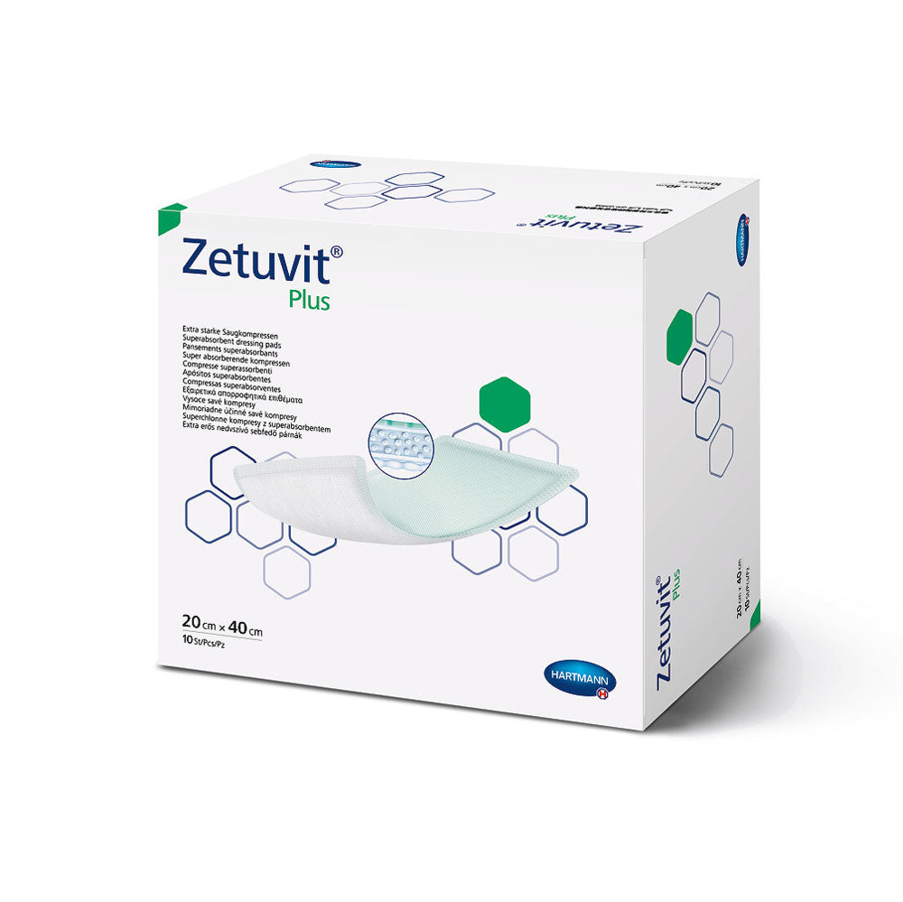 Hartmann Zetuvit® Plus Wundauflage 20x40 cm (1x10 Stk.)