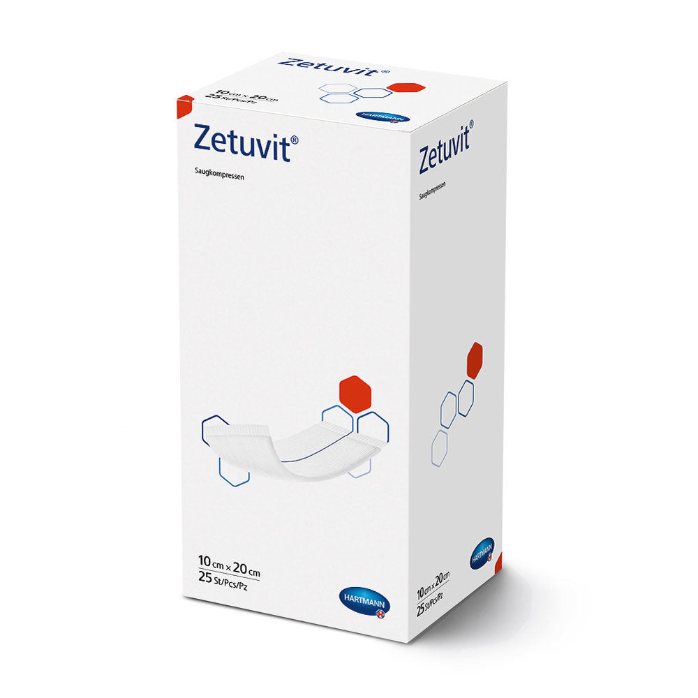 Hartmann Zetuvit steril Saugkompressen 10x20cm (1x25 Stk.)