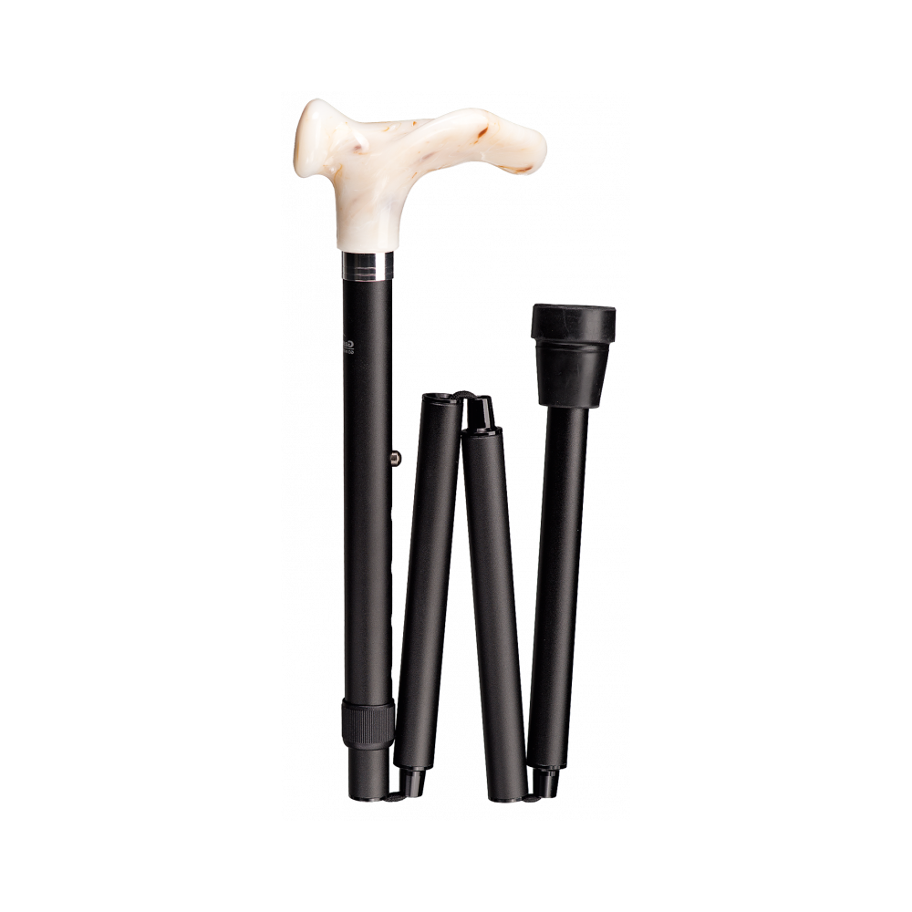 Gastrock Faltbarer Gehstock Deluxe-comfort-faltstock Marmoriert Links