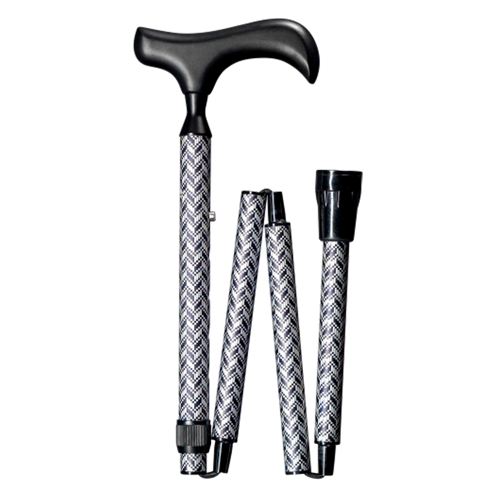 Gastrock Faltbarer Gehstock Deluxe-schlank-faltstock Piano