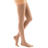 Medi duomed® basic CCL2 AG Schenkelstrümpfe kurz (62-71 cm) o. Fußspitze Noppenhaftband