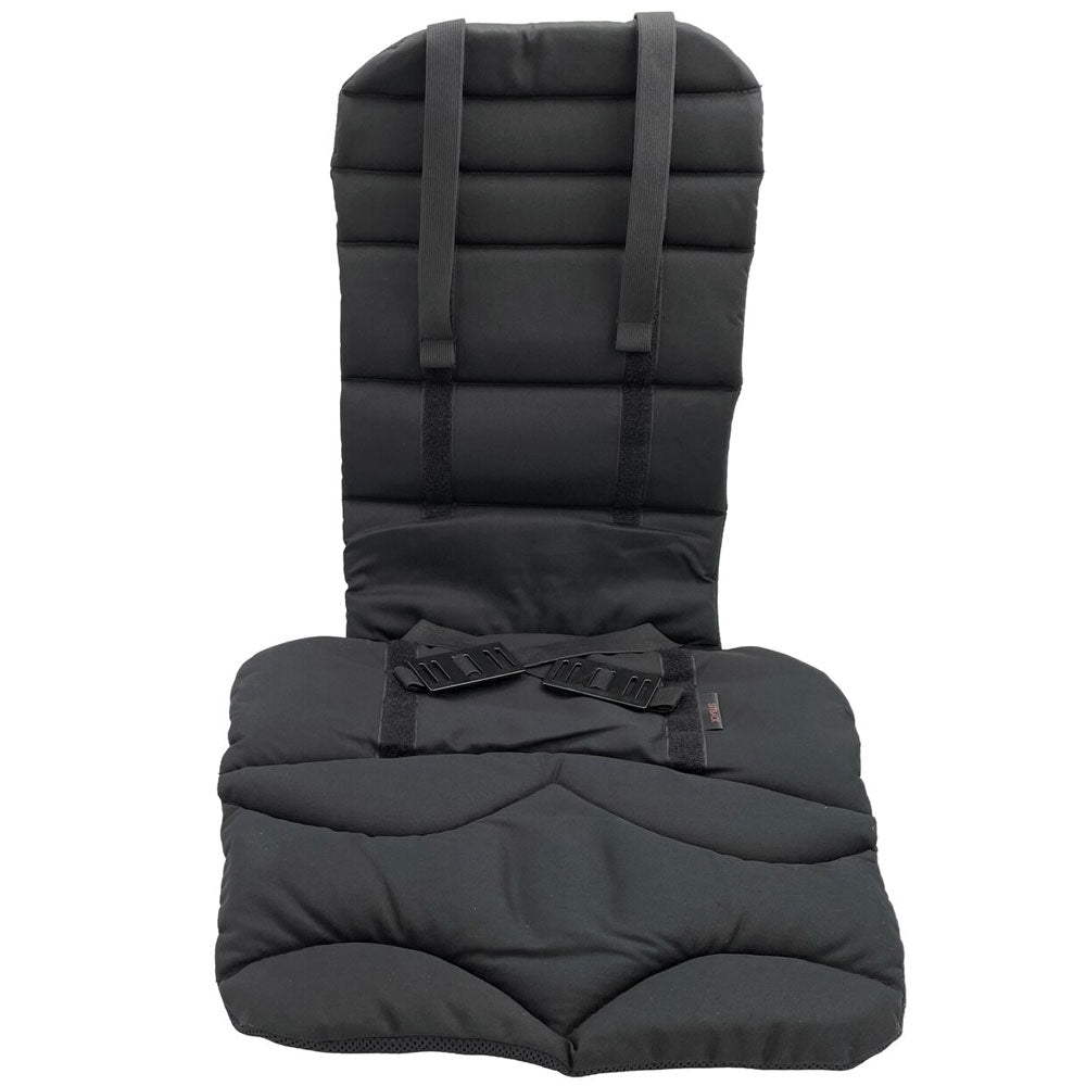 Sitback Basic light Stoff 3D black - Sitzauflage für die warmen Tage