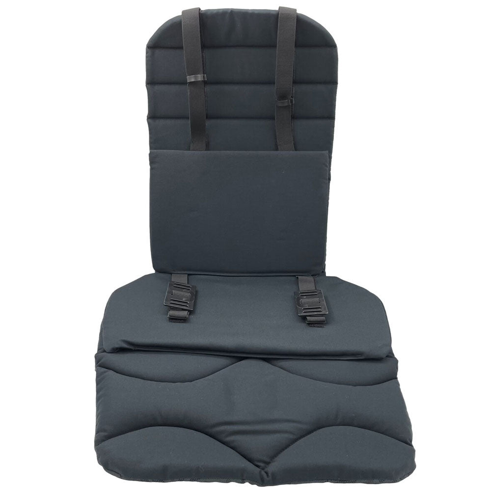 Sitback Basic light Stoff 3D black - Sitzauflage für die warmen Tage