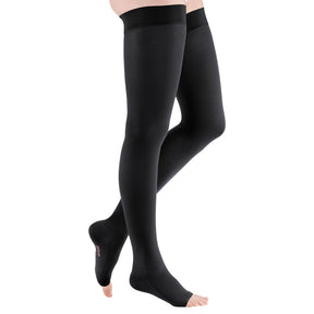 mediven comfort CCL2 AG Kompressionsstrümpfe kurz (62-71 cm) o. Fußpitze Noppenhaftband
