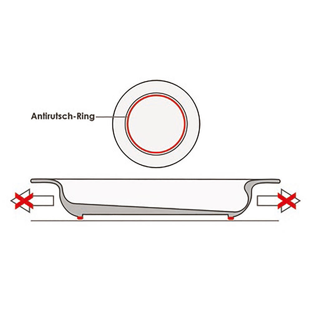 ORNAMIN Teller mit Kipp-Trick 921 Ø 27 cm