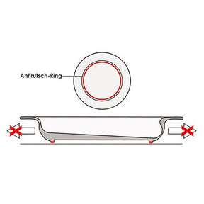 ORNAMIN Teller mit Kipp-Trick 921 Ø 27 cm
