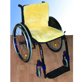 Orgaterm Rollstuhl-Auflage Echtfell durchgehend