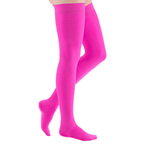mediven elegance CCL1 AG Schenkelstrümpfe kurz (62-71 cm) Flächenhaftband Rose