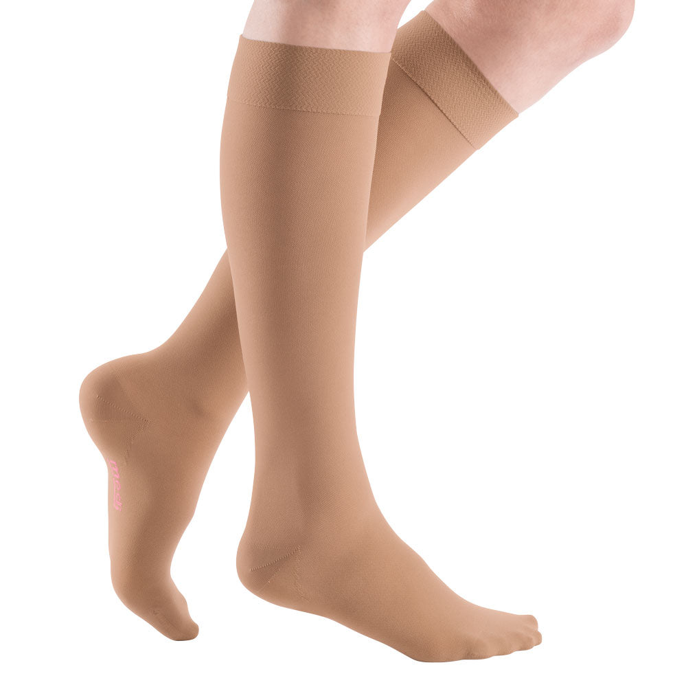 mediven elegance CCL2 AD Kompressionsstrümpfe kurz (34-38 cm) mit Trikotabschlussrand