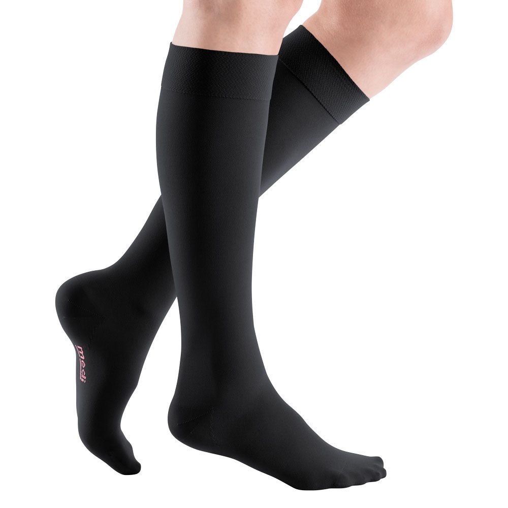 mediven elegance CCL1 AD Kompressionsstrümpfe normal (39-44 cm) mit Trikotabschlussrand